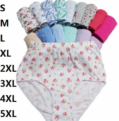 Женские хлопковые трусы с высокой посадкой супер большие размеры S M L XL 2XL 3XL 4XL 5XL