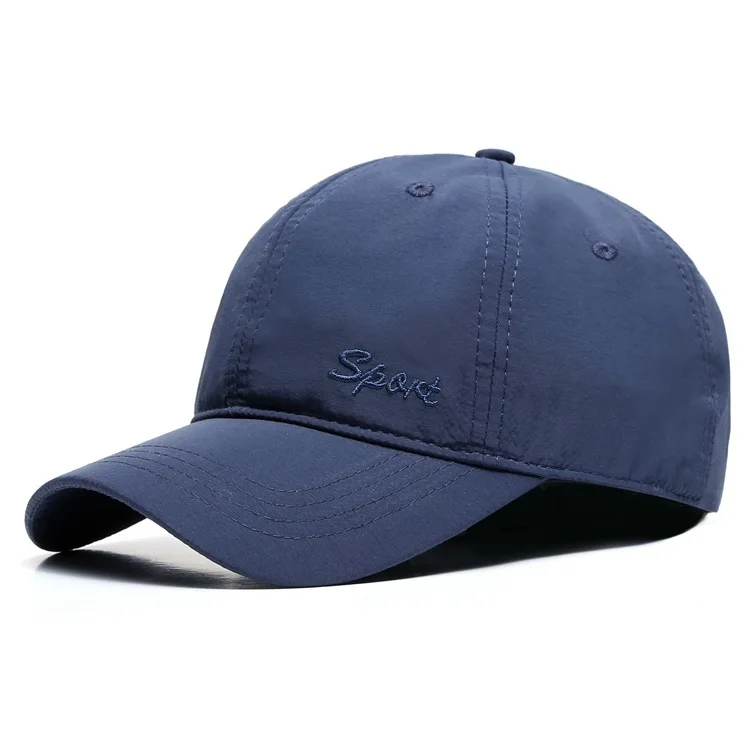 Мужская бейсболка большого размера плюс, Мужская шерстяная фетровая шляпа, мужские хлопковые спортивные шапки большого размера M 55-60 см L 60-64 см - Цвет: quick Drying Blue