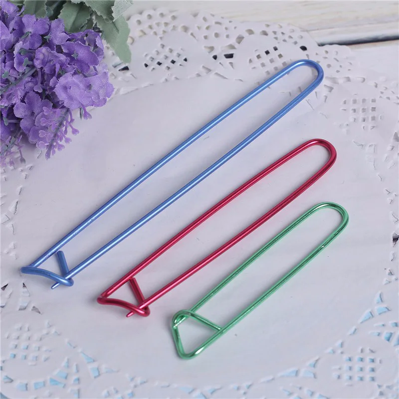 3 Sizes/set Knitting Crochet Locking Stitch Markers Crochet Latch Costura Too...