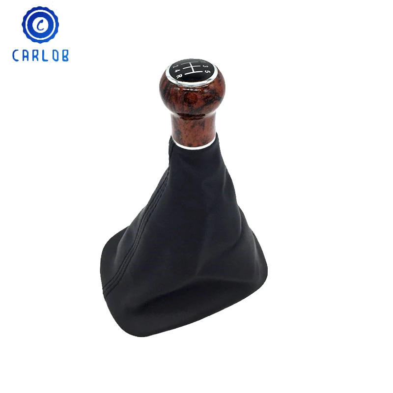 

CARLOB 5/6 Speed Car Gear Shift Knob Lever Stick Gaiter Boot Case Cover For VW Volkswagen Passat B5 1999- 2001 2002 2003 2004