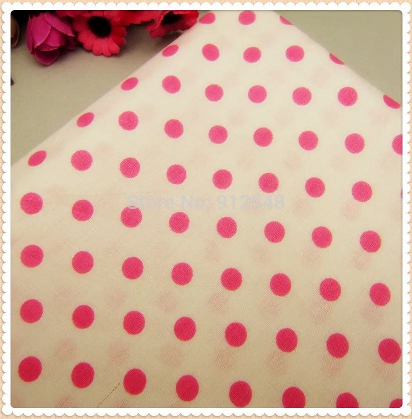 MB8772, 50 см* 150 см Polka Dot серии хлопковая ткань, «сделай сам» ручной работы из хлопка фабричный Текстиль для дома
