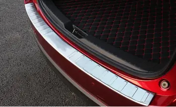 

2015 for Mazda CX-5 CX5 2016 Tail Door Sill Protector Rear Bumper Trunk Cover External Interior Stainless Steel Car Accessory