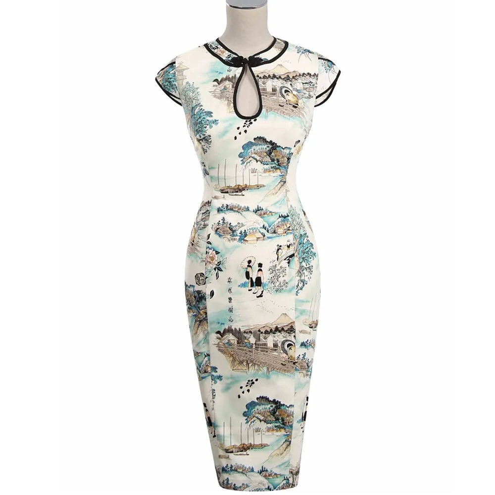 Женское винтажное платье карандаш с цветочным принтом|pencil dress|dress plus sizedress size |