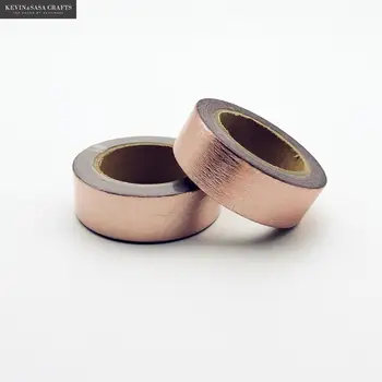 

Pink Color Foil Washi Tape Quality Stationery Diy Scrapbooking Photo Album School Tools Scrapbook Paper Sticker Mask
