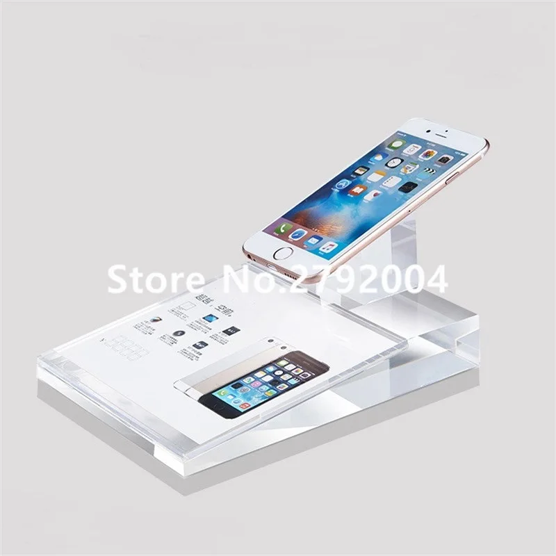 Titular para Celular Lote Alta Qualidade Acrílico Display Stand 14*19 cm 10 Pçs - 7 10 pçs lote Alta Qualidade Acrílico Display