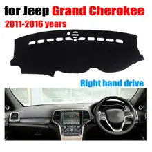 Чехлы для приборной панели автомобиля коврик для Jeep Grand Cherokee 2011- правым приводом dashmatt pad приборная крышка авто аксессуары для приборной панели