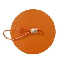 Dia.500mm 110v 220v 1000w OEM гибкий силиконовый нагревательный элемент с PSA и NTC 100K Термистор