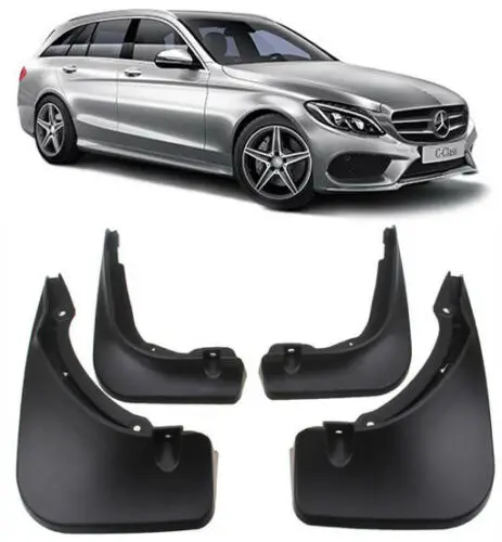 

New OE Quality Splash Mud Guards Mud Flaps Fit For 2014-2019 Mercedes Benz C Class S205 Estate