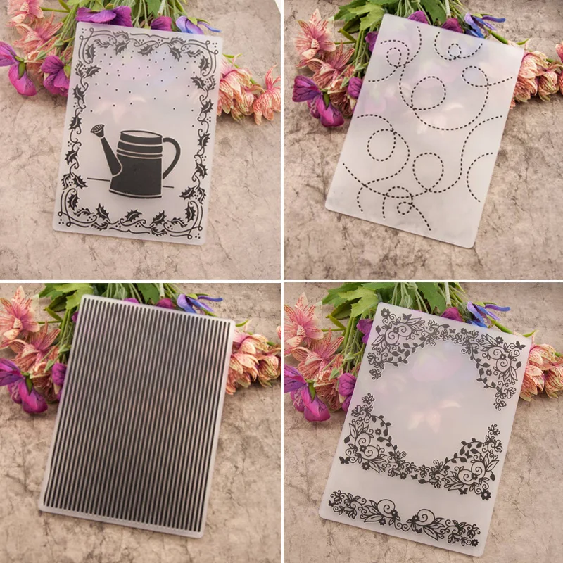 

Frame Embossing folders Watering Plastic Embossing Folder For Scrapbooking DIY Paper Craft/Card Making Decoration