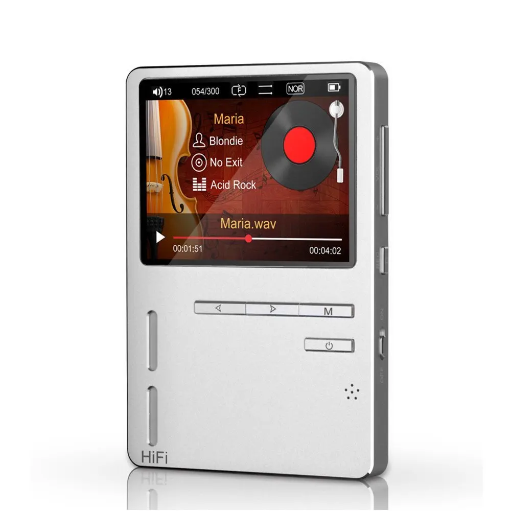 Original ONN X6 Hifi MP3 High Resolution Audio MP3 Player 8GB Screen FM