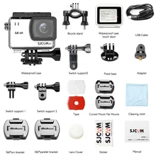 SJCAM SJ8 AIR экшн-камера, спортивные камеры 12MP 2,3 дюйма с сенсорным экраном объектив HD видеокамера водонепроницаемый корпус монтажные аксессуары наборы