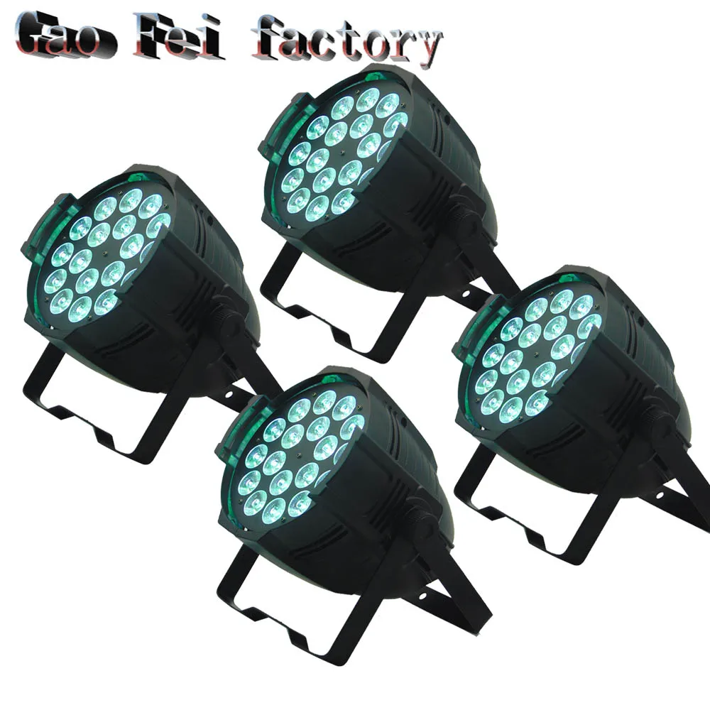 

4pcs/lot 18x12W RGBW 4in1 Quad LED Par Can Par64 dj wash lighting stage light