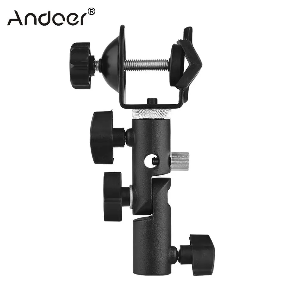 Multi functional C Clamp Clip Mount Light Stand Mount Bracket with