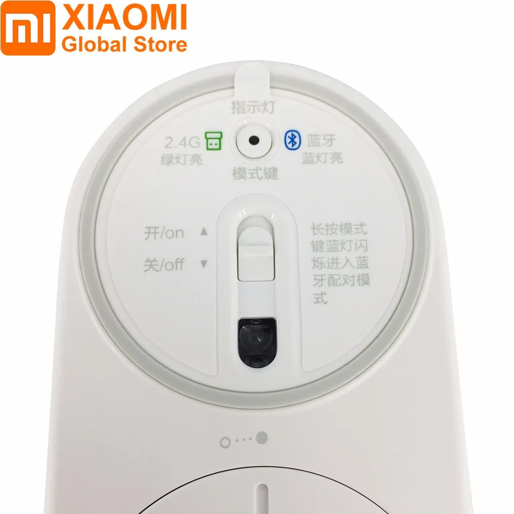 Оригинальная Xiaomi mi беспроводная мышь портативные игровые мыши Bluetooth 4,0 2,4G двойной режим подключения mi ni mi ce ABS материал