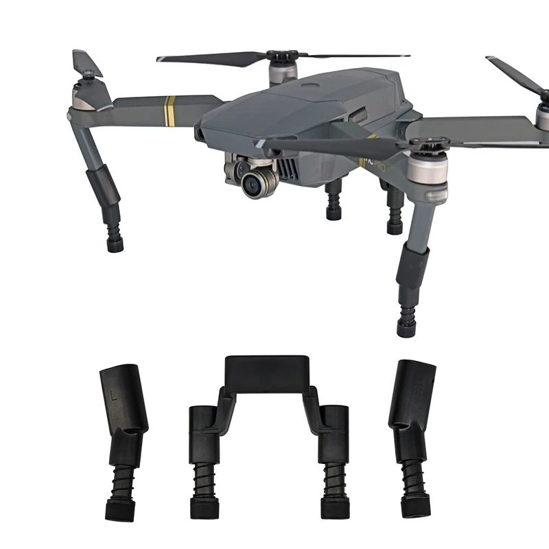 Landing Gear Kits For Dji Mavic Pro Platinum Drone Protector Guard Height Extender Leg Soft Spring Shockproof Feet Accessory Kit Kits Kit Gearkit Pro Aliexpress
