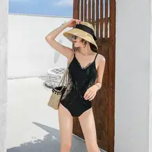 Весна женский сексуальный чистый цвет шаль Цельный купальник 41912