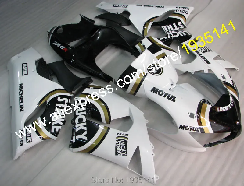 Для Kawasaki Cowling Kit ZX 6R обтекатель Φ 636 Ninja 2005 2006 ZX6R детали кузова 05 06 ZX636 (литьё под