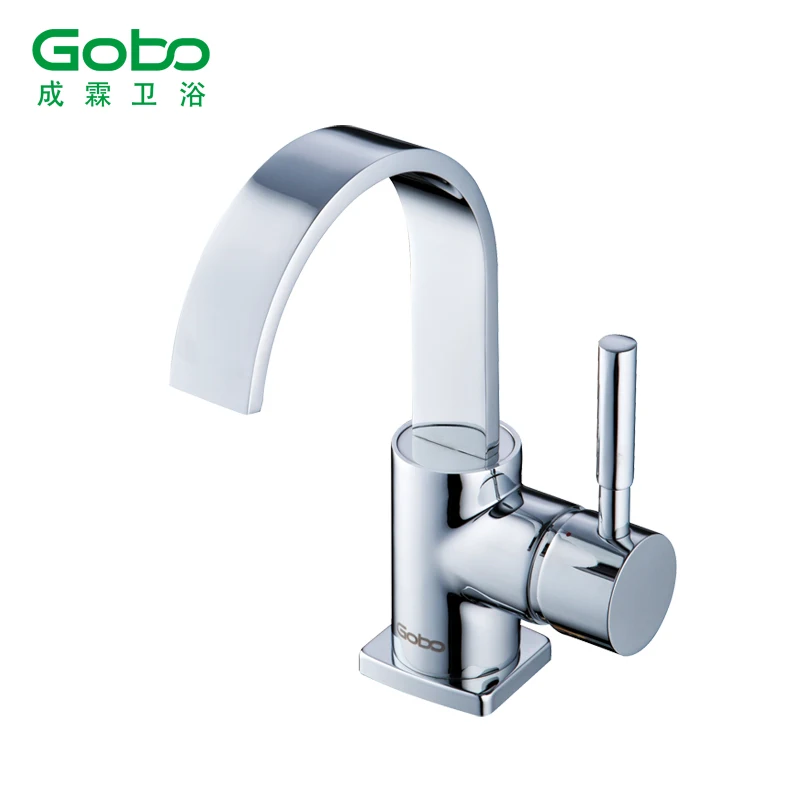 GOBO Cheng Lin sanitary high throw cold single hole faucet hot tap