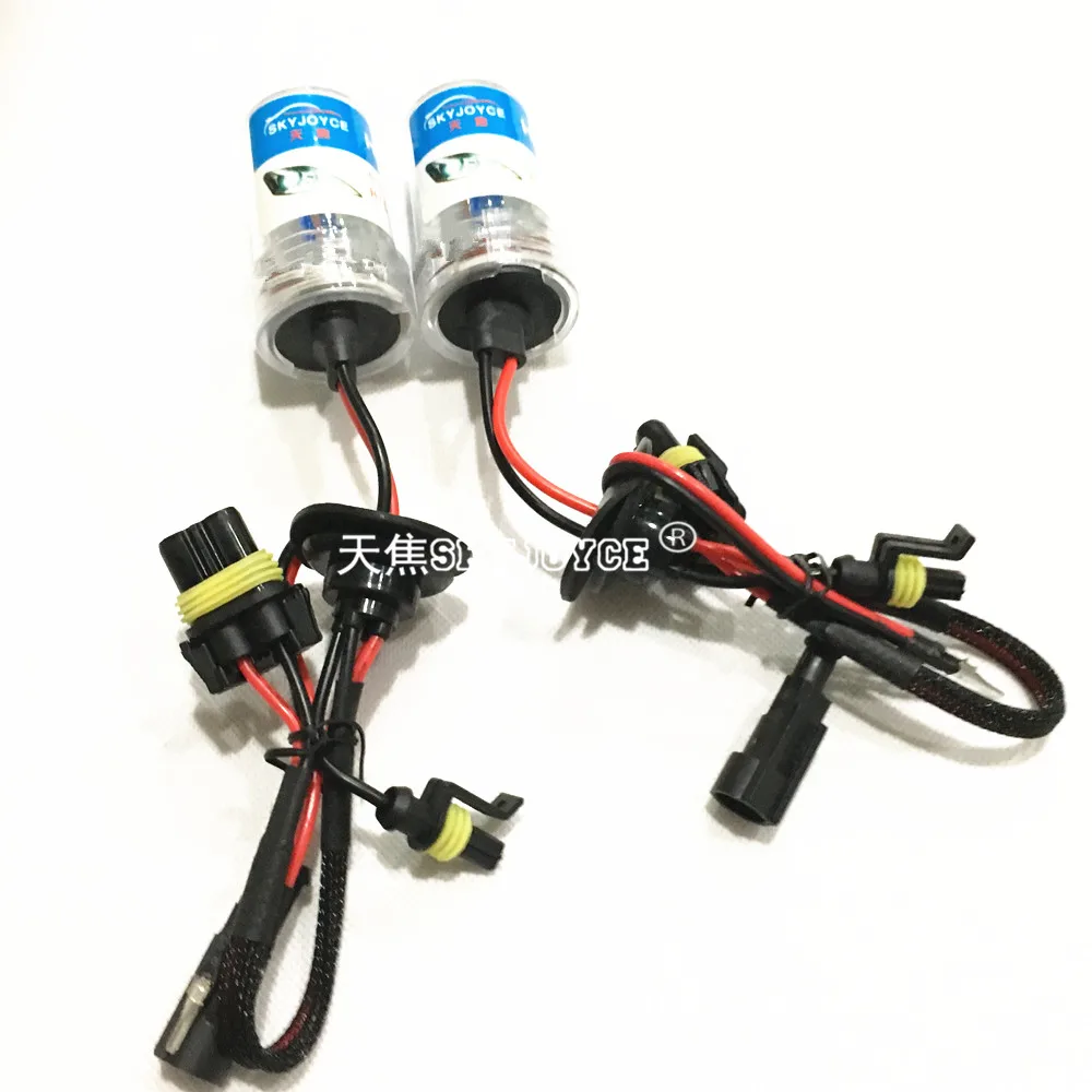 2XAC hid Лампа H1 H3 H7 синий H11 9005 9006 H4 1 зеленый 55 Вт HID светильник лампа SKYJOYCE 3000K 30000K Авто