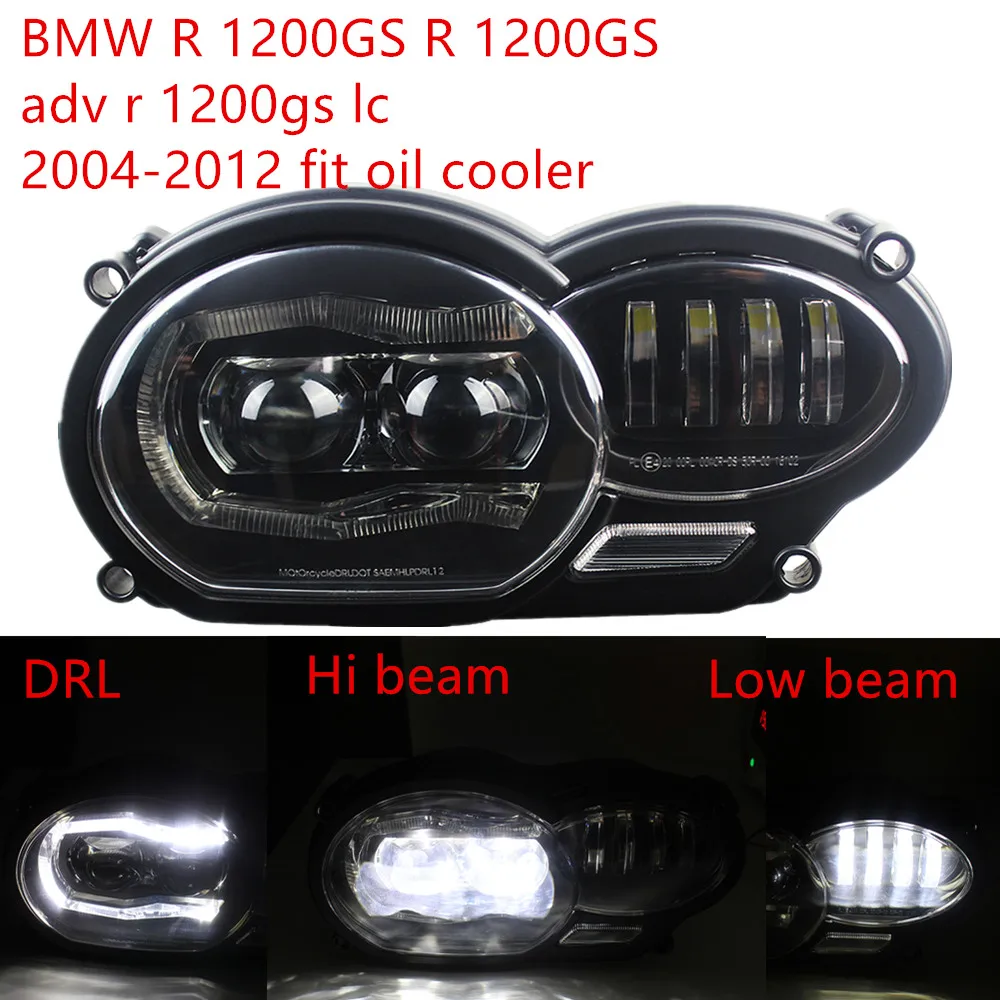 

2019 Newest LED Headlight For BMW R 1200GS R 1200GS adv r 1200gs lc 2004-2012 fit oil cooler