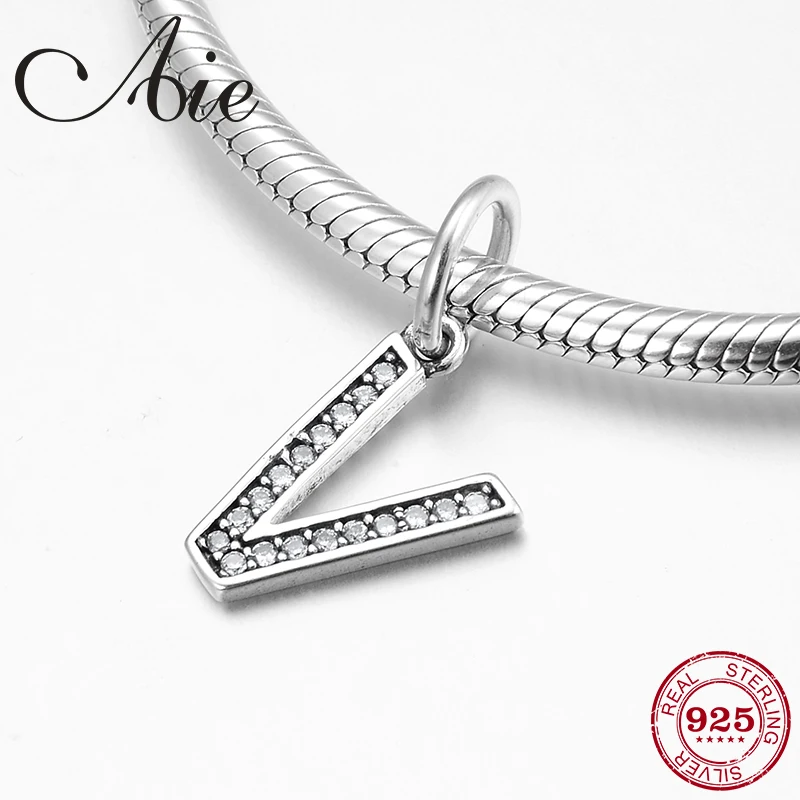 pandora charm lettere v pandora charm lettere v