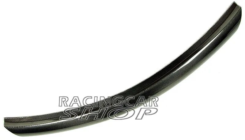 V Style Real Carbon Fiber Trunk Boot Spoiler Wing Lip Fit For Mercedes Benz W204 Coupe 2-Door C200 C250 C300 2012UP
