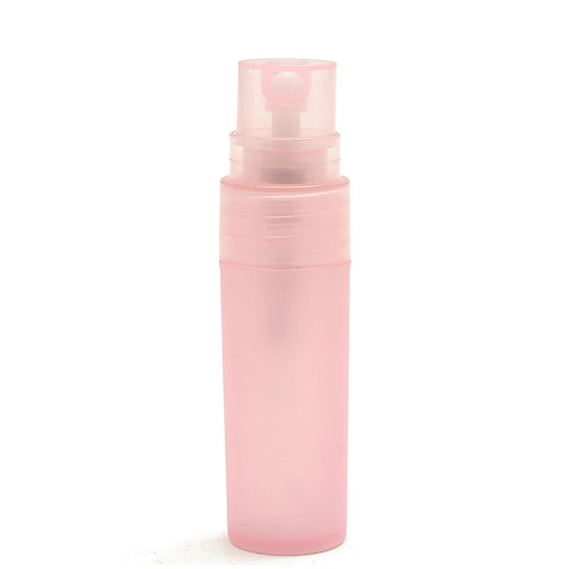 1 шт 5/10 мл мини туман пустые духи, спрей, Заправляемый флакон портативный образец бутылки маленький Мелкодисперсный распылитель бутылки дорожные инструменты - Цвет: Розовый