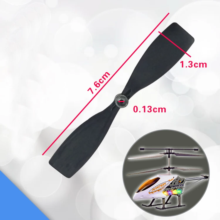 Yuenhoang 8PCS 76mm Tail Blades Plastic Aircraft Tail Blade Universal