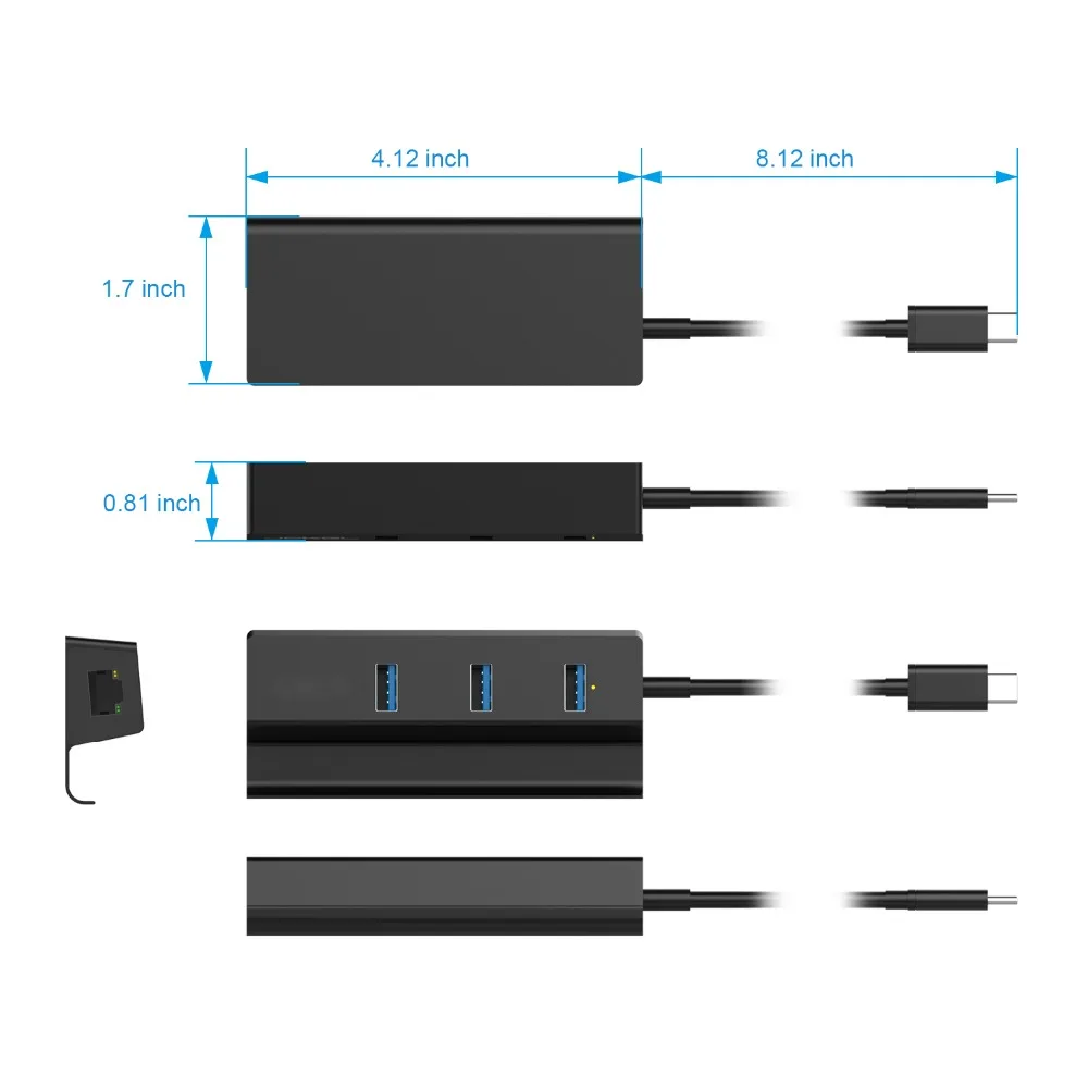 JZYuan-3-Ports-USB-3-1-HUB-With-Phone-Holder-Type-C-to-Gigabit-Ethernet-LAN (3)