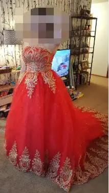 Fansmile винтажное кружевное красное свадебное платье с длинным шлейфом размера плюс свадебное бальное платье дешевая FSM-118T