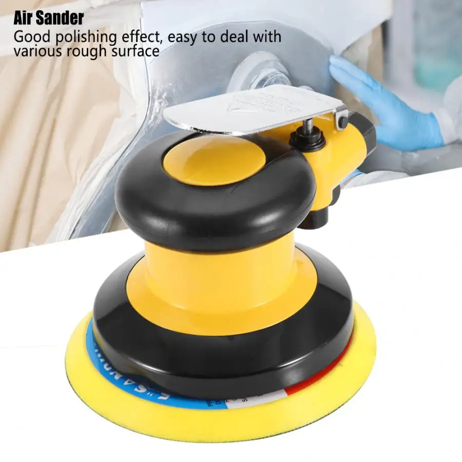 

Handheld Air Sander Grinder Polisher Pneumatic Professional Polishing Tool 10000RPM Grinding Tool 5 inch