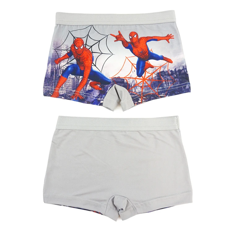 12 Pcs/Lot Boys Underpants Cartoon Spiderman Underwears Baby Kids Panties Children Boxer Briefs Mixed Teenagers Underwears