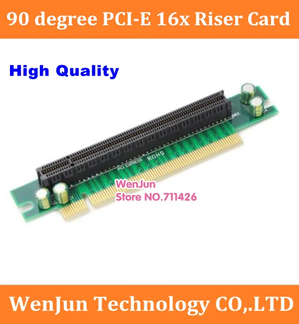 

new 90 degree PCI Express 16x Male to Female Riser Card Right Angle PCI-E x16 to 16x slot protect tool Adapter 1U 2U PC Server