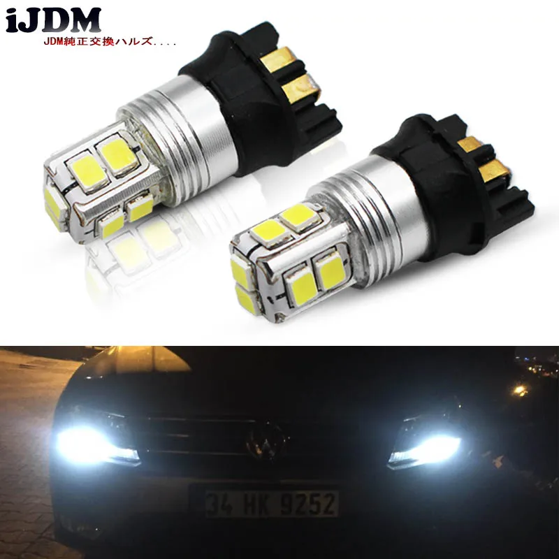 2) ксенон белый 36SMD-3014 PW24W PWY24W светодиодный лампы для Audi BMW peugeot Volvo VW указатели поворота или дневные ходовые огни