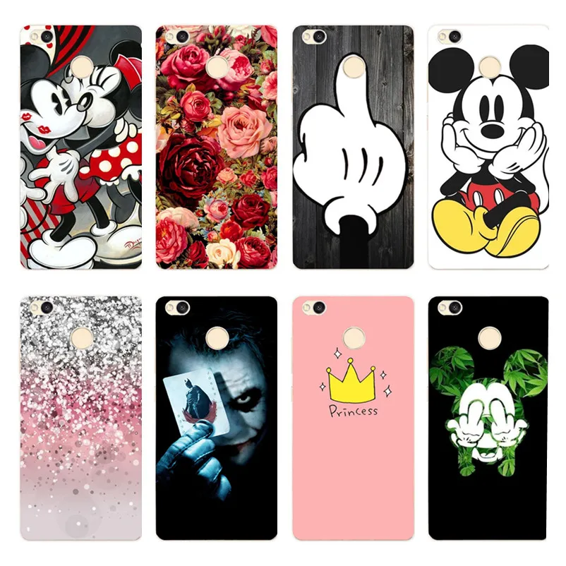 Phone Case For Xiaomi Redmi 4X Soft TPU Silicone Cover for 4A 5A 4 PRO Note mi A1 Capas |
