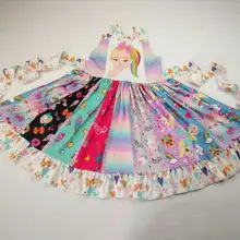 Низкая цена Новое поступление рекламные милые летние повседневные платья для девочек