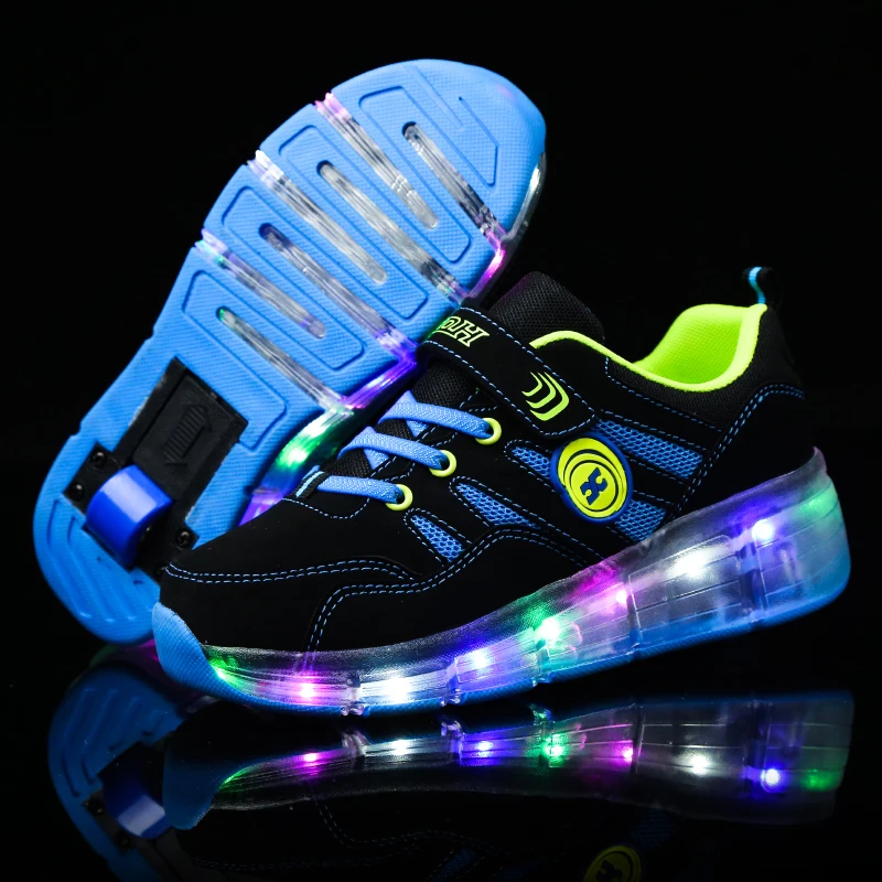 الأطفال عجلة الأحذية صبي وفتاة LED مصباح أحذية التزلج الاطفال غير مرئية التلقائي بكرة فلاش زلاجات دوارة رياضية الوردي الأزرق الأطفال عجلة الأحذية صبي وفتاة LED مصباح أحذية التزلج الاطفال غير مرئية التلقائي بكرة فلاش زلاجات دوارة رياضية الوردي الأزرق
