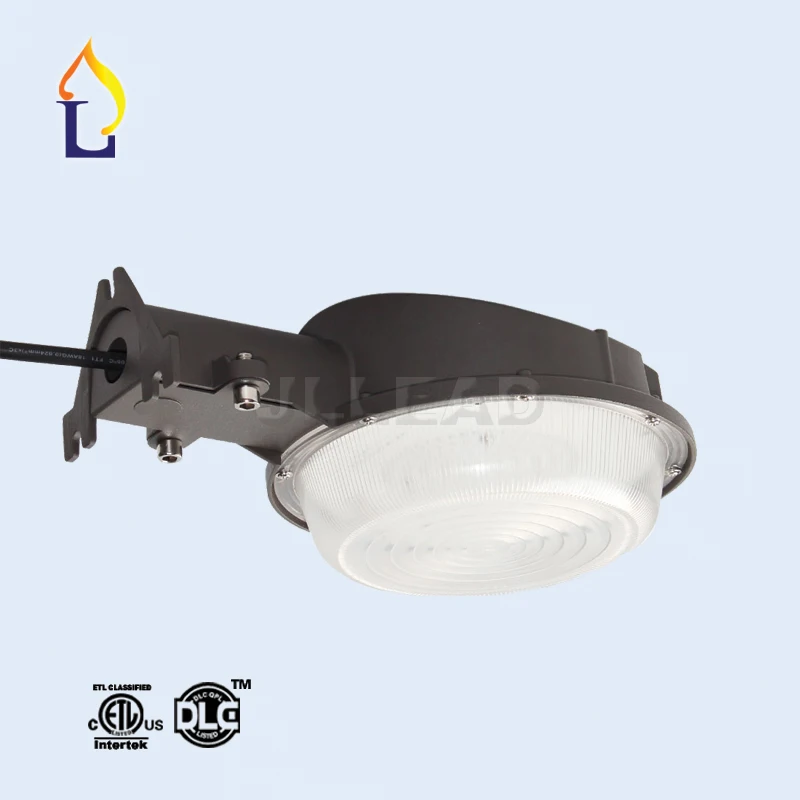 

5pcs/lot ETL/DLC listed 50W IP65 led barn light AC100-277V led street light dusk-to-dawn photocell sensor LED outdoor barn light