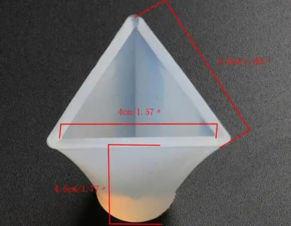 1 шт. Новый Пирамида Форма DIY жидкости силиконовые формы DIY смолы декоративные украшения Инструменты делать формы эпоксидной смолы формы