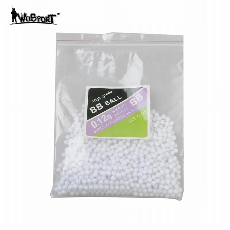 1000 Pcs/bag Airsoft Paintball BB BBS Strikeball Bullet Egg CS War Game