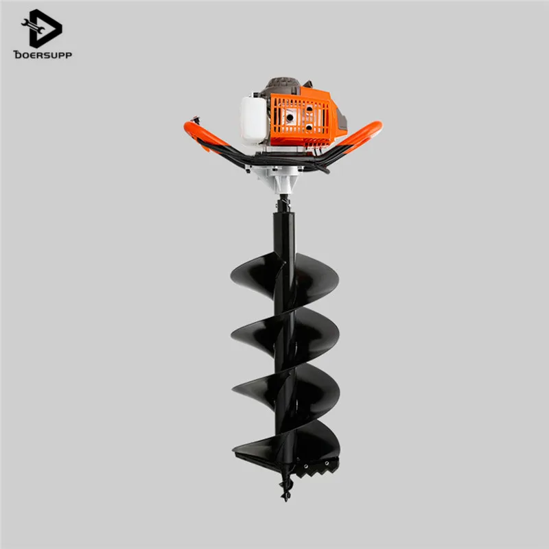 

Doersupp Black 100mm/120mm/150mm/250mm 4Sizes Metal Auger Bits Single Blade Bit Drilling Tool For Hole Digger Digging Machine