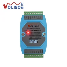 4-канальный 4-20ma/0~ 20mA/0-10V аналоговые входные модуль сбора для RS485 MODBUS-RTU