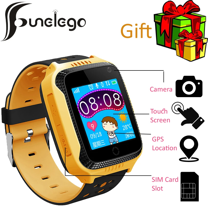 Goede Funelego Originele Q42 Kind Smart Horloge Baby Telefoon Klokken Kids Gift Horloge GPS Tracker Touchscreen Voor Kinderen PK Q528 Q02