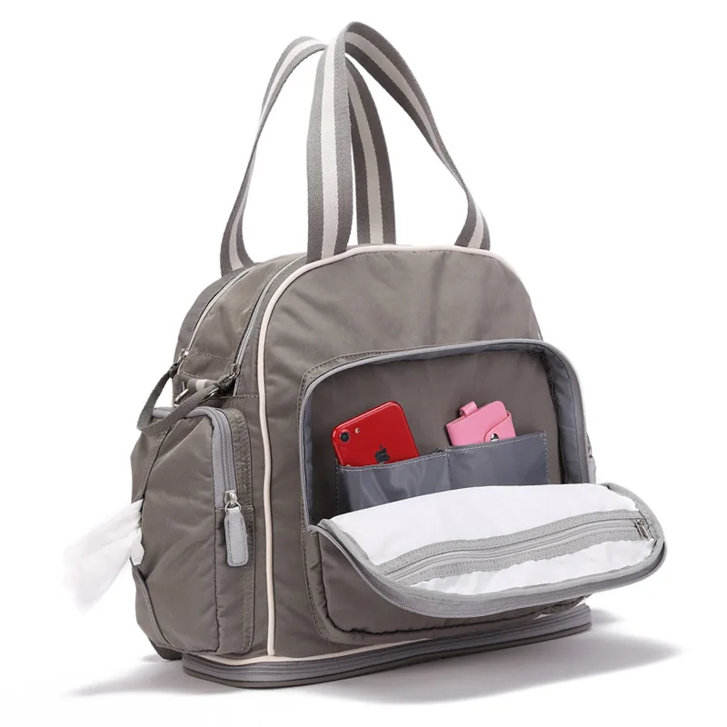 

POFUNUO Baby Diaper Bag Large Capacity Waterproof Oblique Cross Package For Stroller Multipurpose Maternity Changing Bag Women