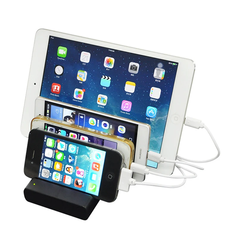 2018 Newest Universal Smartphone Holder Charger 4 Port 2 USB Connector