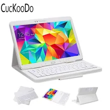 CucKooDo 30 шт./партия для Samsung Galaxy Tab S 10,5(SM-T800)-Съемная Беспроводная клавиатура Bluetooth подставка Тонкий Высококачественный чехол