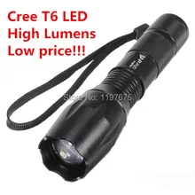 Светодиодный фонарик высокой люмен масштабируемый Cree XM-LT6 светодиодный фонарик 5 режимов фонарь для кемпинга 10 шт./партия