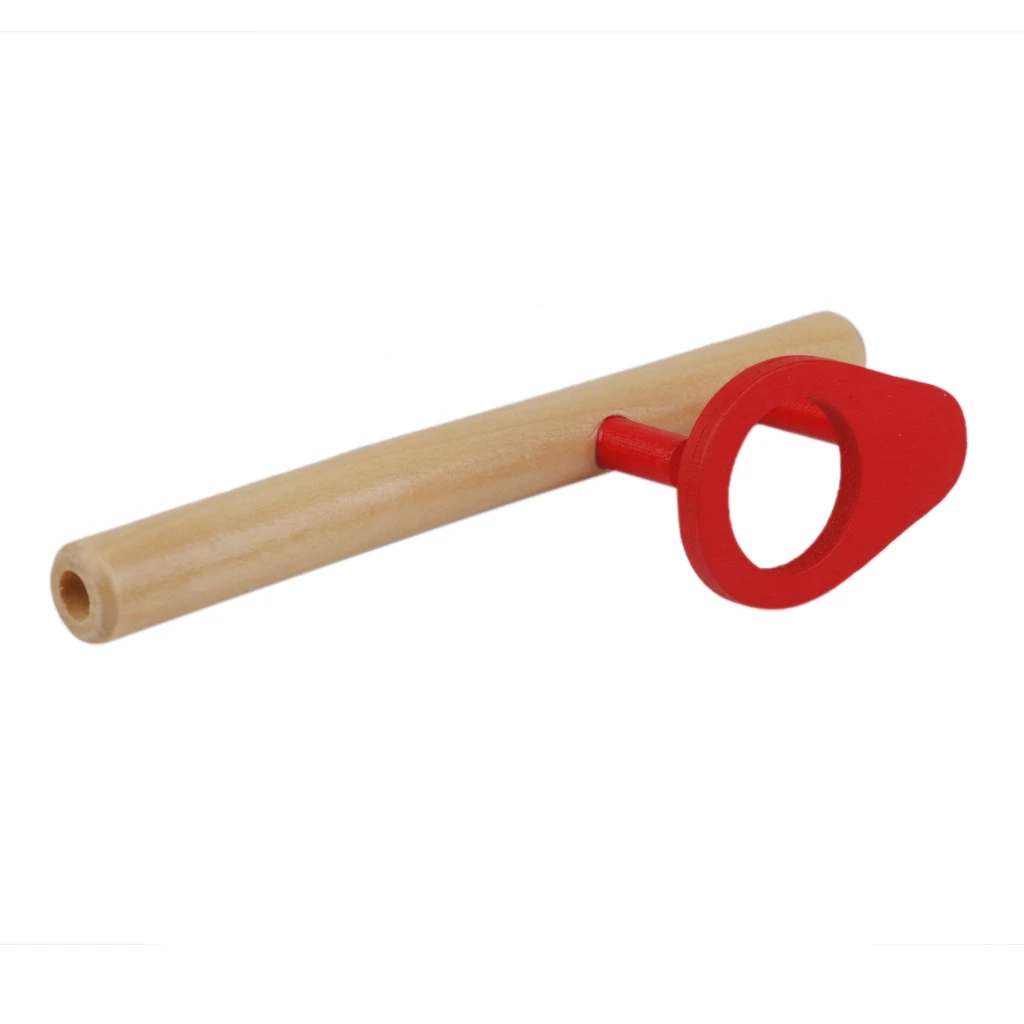 1Set Wood Ball Blower Gift Floating Ball Blow Pipe Classic Science Educational Toy Motor Speech for Kids Children