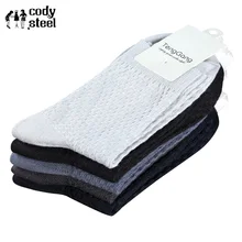 Cody steel Bamboo Мужские модные носки повседневные носки в деловом стиле Классические мужские маленькие квадратные Дизайнерские мужские носки 3 пар/лот