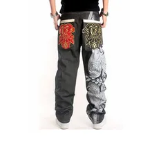 Новинка, мужские джинсы в стиле хип-хоп, большие размеры 30-44, мужские джинсы известных дизайнерских брендов высокого качества, мужские джинсы для скейтборда